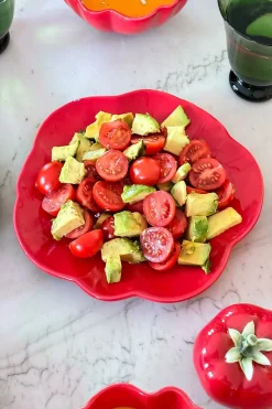 Cristina Oria Platos Y Bajoplatos^Plato De Postre Diseño Tomate