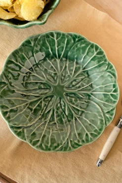 Cristina Oria Platos Y Bajoplatos^Plato De Postre Hoja De Col