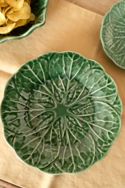 Cristina Oria Platos Y Bajoplatos^Plato De Postre Hoja De Col