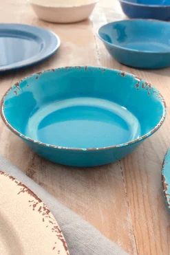 Cristina Oria Platos Y Bajoplatos^PLATO HONDO AZUL MELAMINA