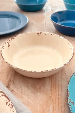 Cristina Oria Platos Y Bajoplatos^PLATO HONDO AZUL MELAMINA