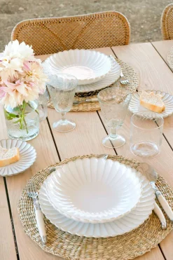 Cristina Oria Platos Y Bajoplatos^Plato Hondo Blanca Flor Co