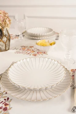 Cristina Oria Platos Y Bajoplatos^Plato Hondo Blanca Flor Co