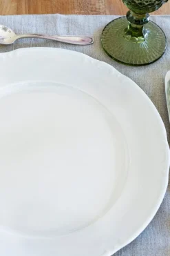 Cristina Oria Platos Y Bajoplatos^Plato Hondo Blanco Con Relieve Co