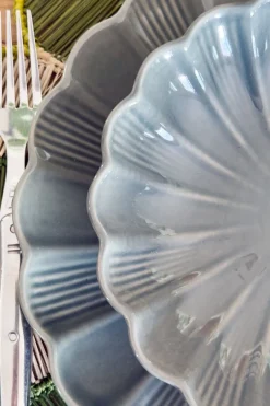 Cristina Oria Platos Y Bajoplatos^Plato Hondo De Cerámica Flor Gris