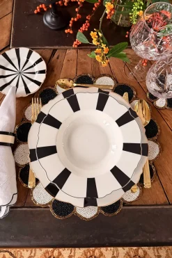 Cristina Oria Platos Y Bajoplatos^Plato Hondo Rayas