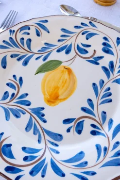 Cristina Oria Platos Y Bajoplatos^Plato Llano Con Diseño Tavira