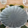 Cristina Oria Platos Y Bajoplatos^Plato Llano De Cerámica Flor Gris
