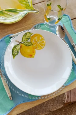Cristina Oria Platos Y Bajoplatos^Plato Llano De Melamina Limones