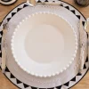 Cristina Oria Platos Y Bajoplatos^Plato Llano De Porcelana Diseño Bolitas
