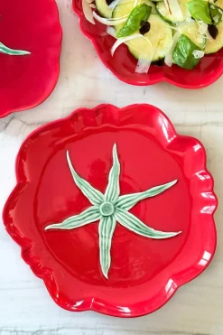Cristina Oria Platos Y Bajoplatos^Plato Llano Diseño Tomate