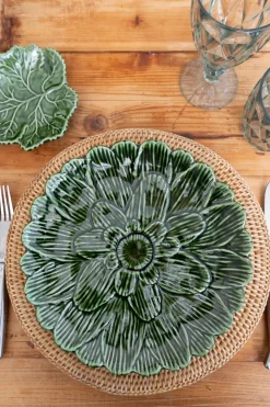 Cristina Oria Platos Y Bajoplatos^Plato Llano Flor Alcachofa