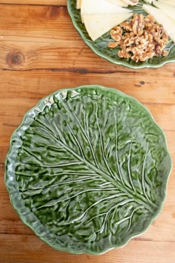 Cristina Oria Platos Y Bajoplatos^Plato Llano Hoja De Col