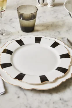 Cristina Oria Platos Y Bajoplatos^Plato Llano Rayas