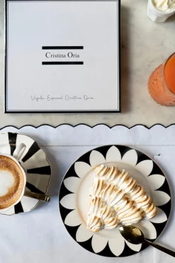 Cristina Oria Platos Y Bajoplatos^Plato Postre Ondas