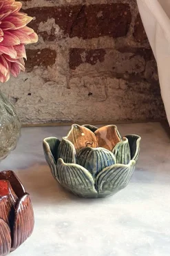 Cristina Oria Candelabros Y Portavelas^Portavelas Flor De Loto