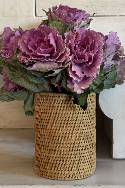 Cristina Oria Jarrones, Floreros Y Maceteros|Gadgets De Vino^Posa-Botellas De Ratán Natural