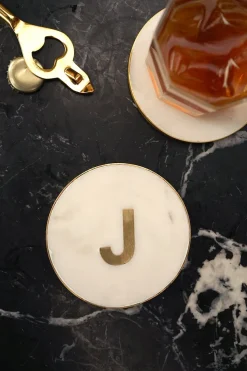 Cristina Oria Menaje Iniciales|Posavasos Y Servilleteros^Posavasos De Mármol Iniciales