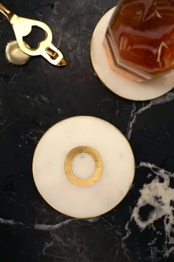 Cristina Oria Menaje Iniciales|Posavasos Y Servilleteros^Posavasos De Mármol Iniciales