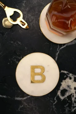 Cristina Oria Menaje Iniciales|Posavasos Y Servilleteros^Posavasos De Mármol Iniciales