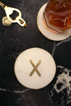 Cristina Oria Menaje Iniciales|Posavasos Y Servilleteros^Posavasos De Mármol Iniciales