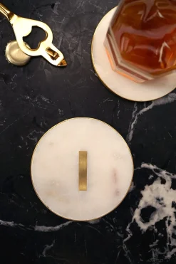 Cristina Oria Menaje Iniciales|Posavasos Y Servilleteros^Posavasos De Mármol Iniciales