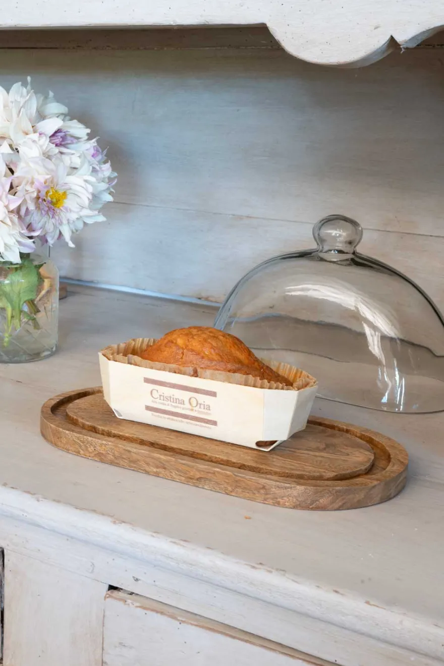 Cristina Oria Queseras^Quesera Oval Con Tapa De Cristal Grande