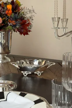 Cristina Oria Accesorios De Mesa^Recipiente Con Asas De Plata CO