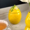 Cristina Oria Accesorios De Mesa^Recipiente Con Tapa Diseño Limón