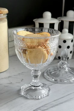 Cristina Oria Almacenaje|Jarrones, Floreros Y Maceteros^Recipiente De Cristal Con Tapa Paula 24 Cm