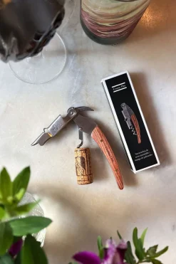 Cristina Oria Otros Accesorios De Bebidas|Gadgets De Vino^Sacacorchos De Vino Manual Con Mango De Palisandro CO