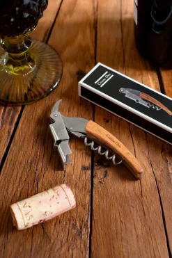 Cristina Oria Otros Accesorios De Bebidas|Gadgets De Vino^Sacacorchos De Vino Manual Con Mango De Palisandro CO