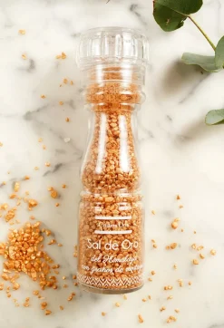 Cristina Oria Despensa^Sal Oro Del Himalaya Con Granos De Mostaza