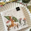 Cristina Oria Servilletas Y Accesorios^Servilletas Animales Del Bosque Navideña Grandes