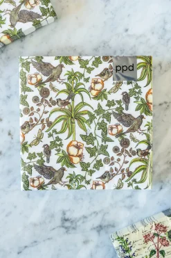 Cristina Oria Servilletas Y Accesorios^Servilletas Aves Y Hojas Grandes