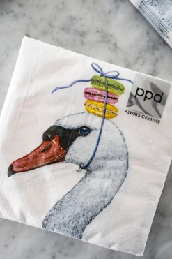 Cristina Oria Servilletas Y Accesorios^Servilletas Cisne Gourmet Grandes