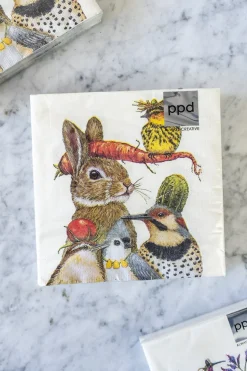 Cristina Oria Servilletas Y Accesorios^Servilletas Conejo Y Aves Grandes