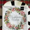 Cristina Oria Servilletas Y Accesorios^Servilletas Corona Christmas Wishes Grandes