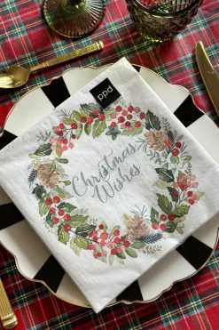 Cristina Oria Servilletas Y Accesorios^Servilletas Corona Christmas Wishes Grandes