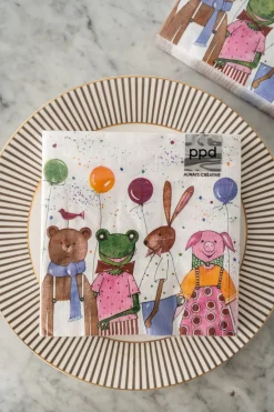 Cristina Oria Servilletas Y Accesorios^Servilletas Fiesta De Animales Grandes