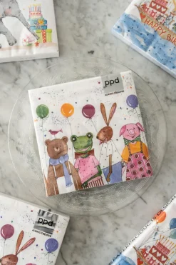 Cristina Oria Servilletas Y Accesorios^Servilletas Fiesta De Animales Grandes