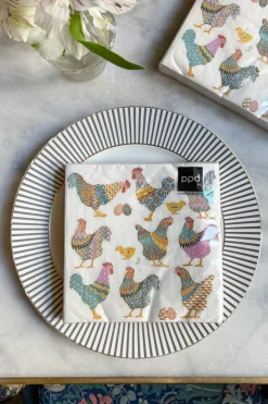 Cristina Oria Servilletas Y Accesorios^Servilletas Gallinas Grandes