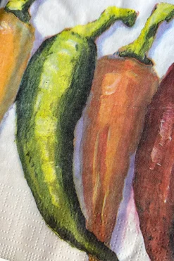 Cristina Oria Servilletas Y Accesorios^Servilletas Pimientos Pequeñas