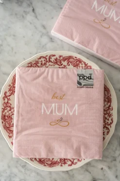 Cristina Oria Servilletas Y Accesorios^Servilletas Rosas Best Mum Grandes