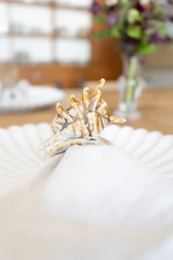 Cristina Oria Posavasos Y Servilleteros|Servilletas Y Accesorios^Servilletero Caracola