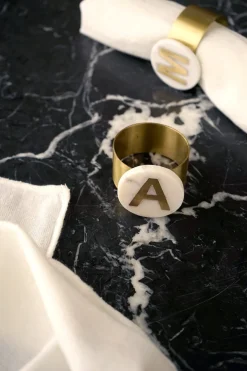 Cristina Oria Menaje Iniciales|Posavasos Y Servilleteros^Servilleteros De Mármol Iniciales