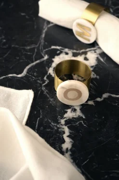 Cristina Oria Menaje Iniciales|Posavasos Y Servilleteros^Servilleteros De Mármol Iniciales