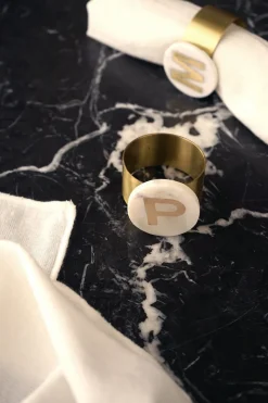 Cristina Oria Menaje Iniciales|Posavasos Y Servilleteros^Servilleteros De Mármol Iniciales