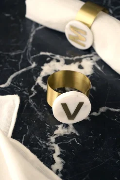 Cristina Oria Menaje Iniciales|Posavasos Y Servilleteros^Servilleteros De Mármol Iniciales