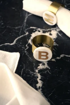 Cristina Oria Menaje Iniciales|Posavasos Y Servilleteros^Servilleteros De Mármol Iniciales